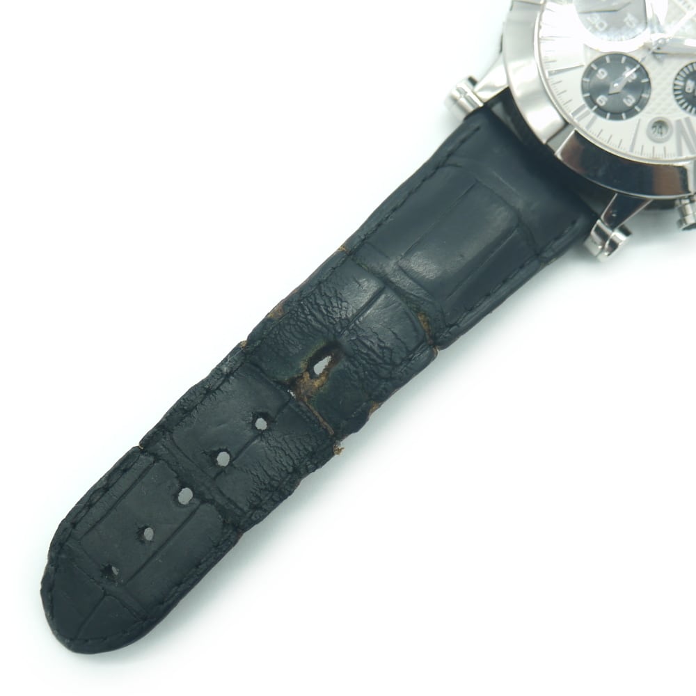 ティファニー TIFFANY&Co. アトラス ジェント クロノ Z1000.82.12A21A91A 裏スケ 自動巻き デイト 腕時計 SS シルバー