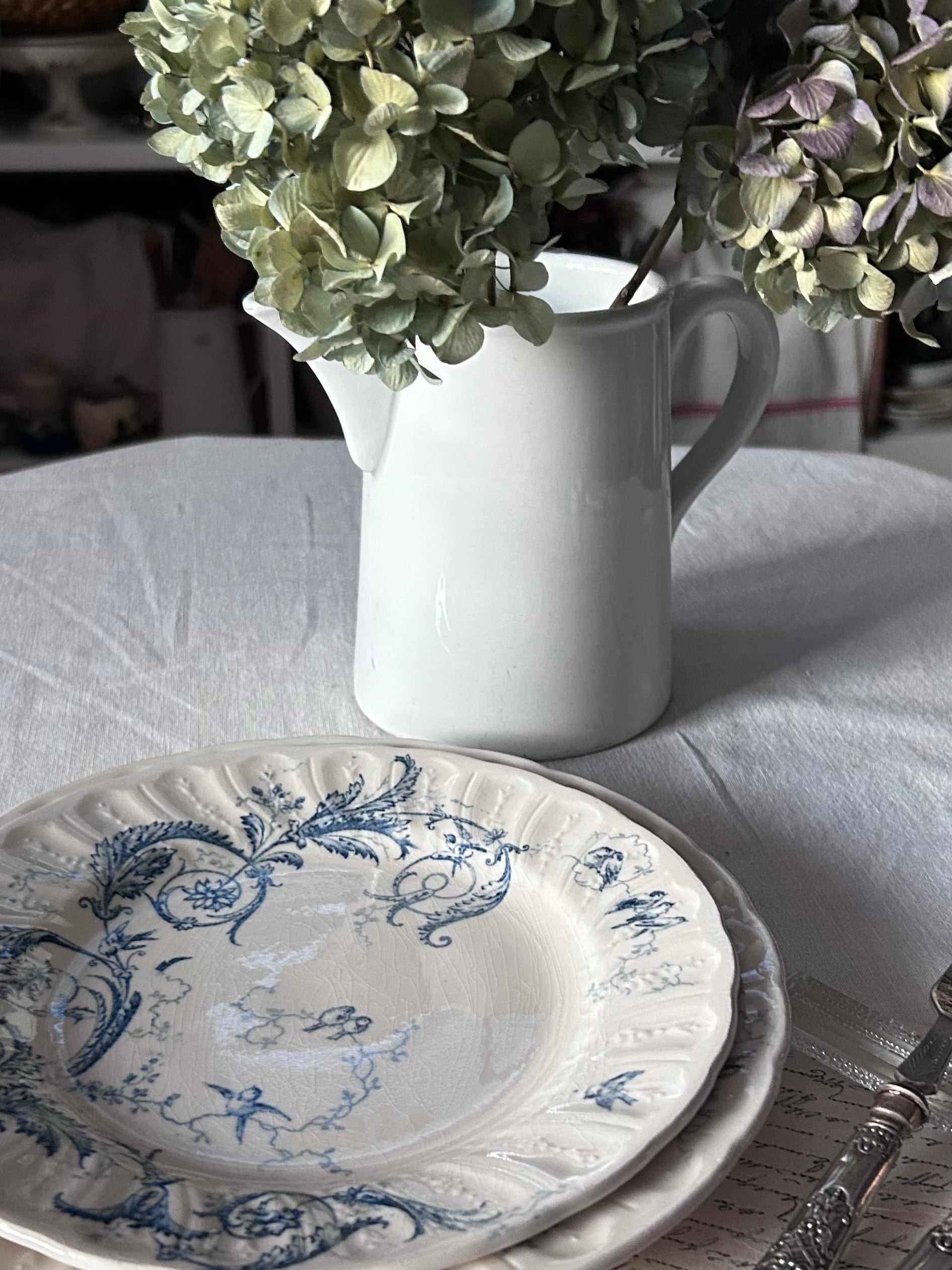 フランスアンティーク】 Badonviller（バドンヴィレ） JASMIN プレート