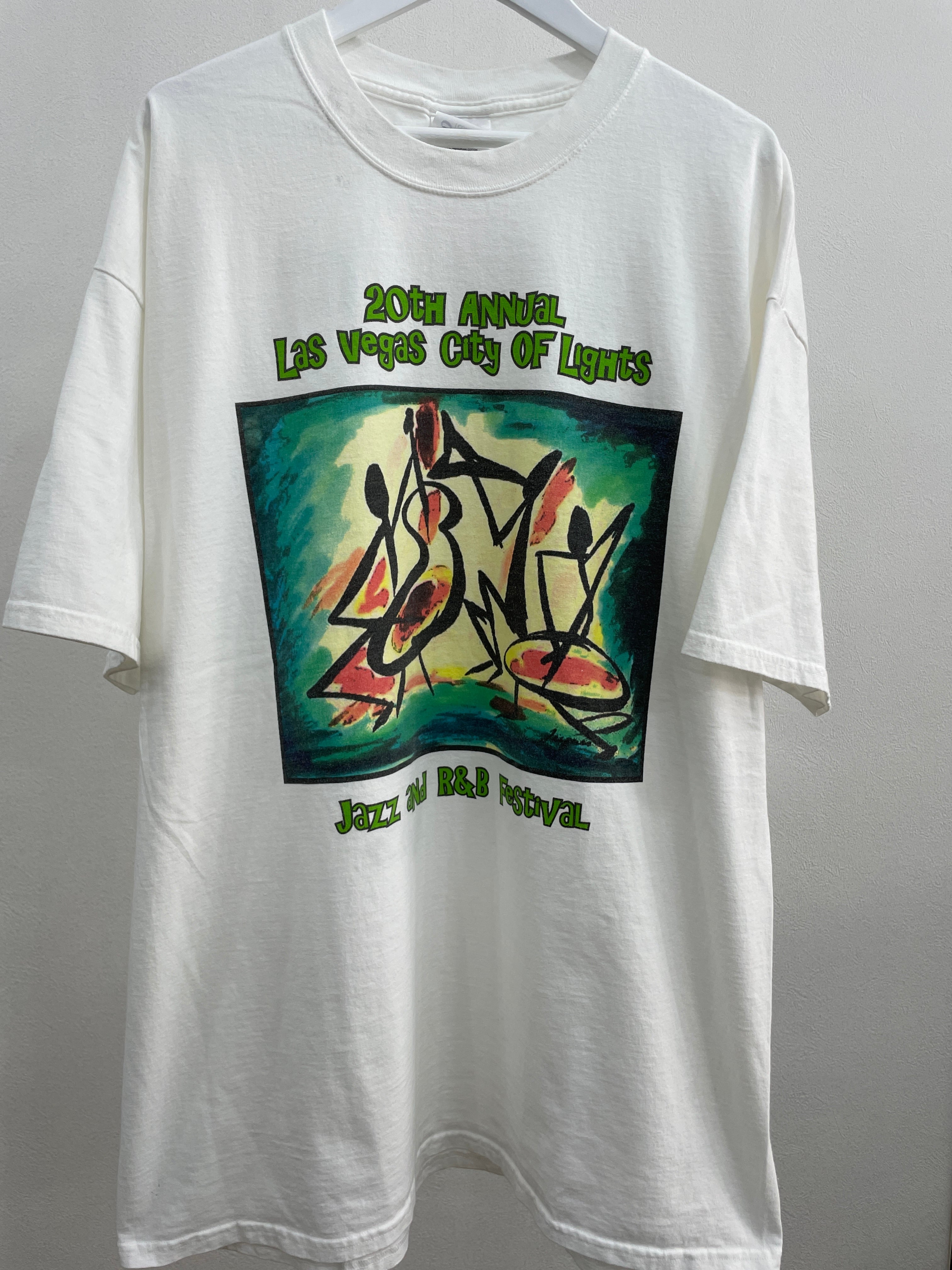 Jazz and R&B Festival T-shirt 20TH ANNUAL Las Vegas City Of Lights
