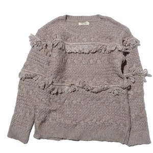 debbie debo　fringe knit