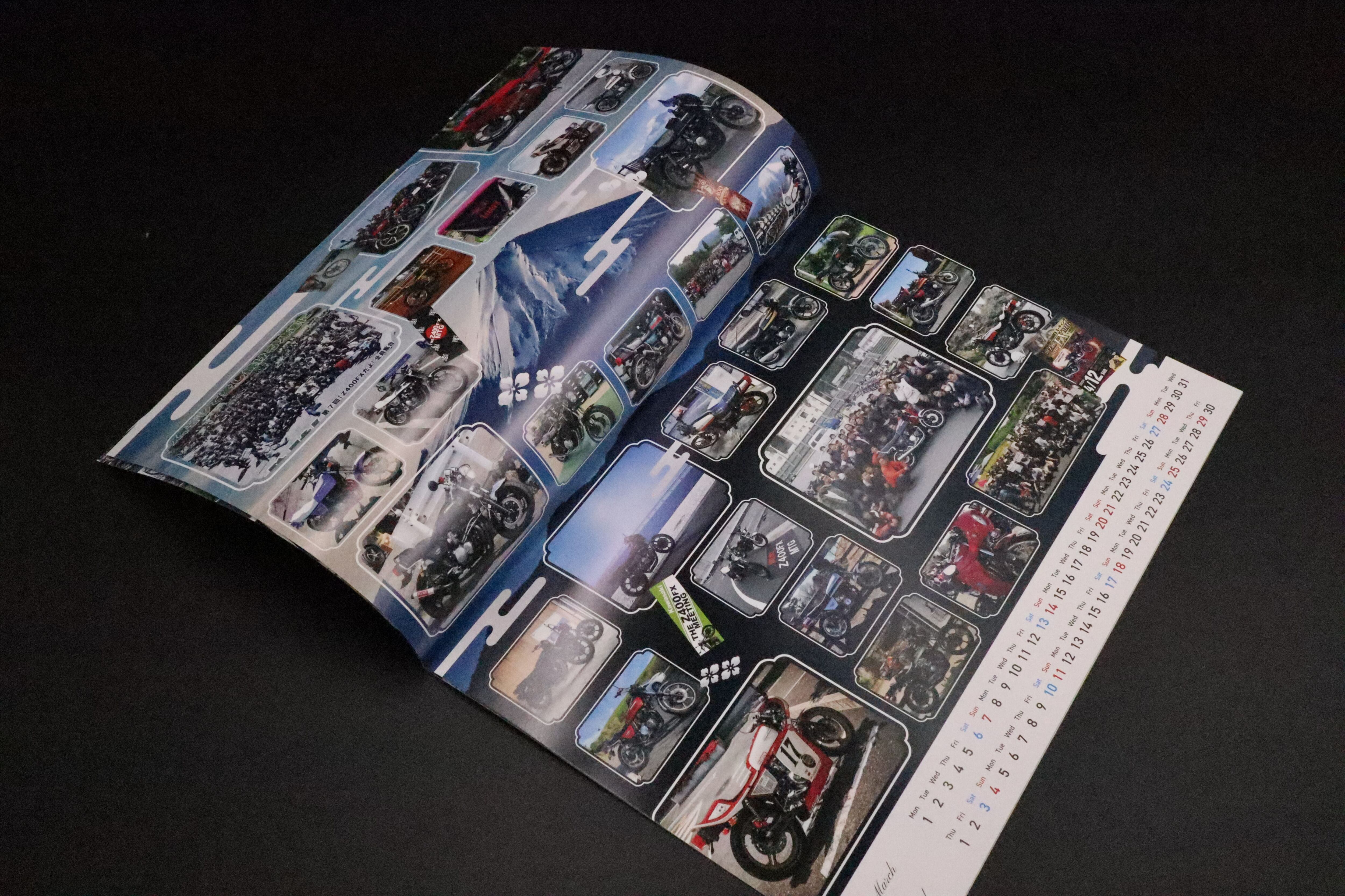 8 THE Z400FX MTG WEBミーティング記念品 2021カレンダー | バイク神社