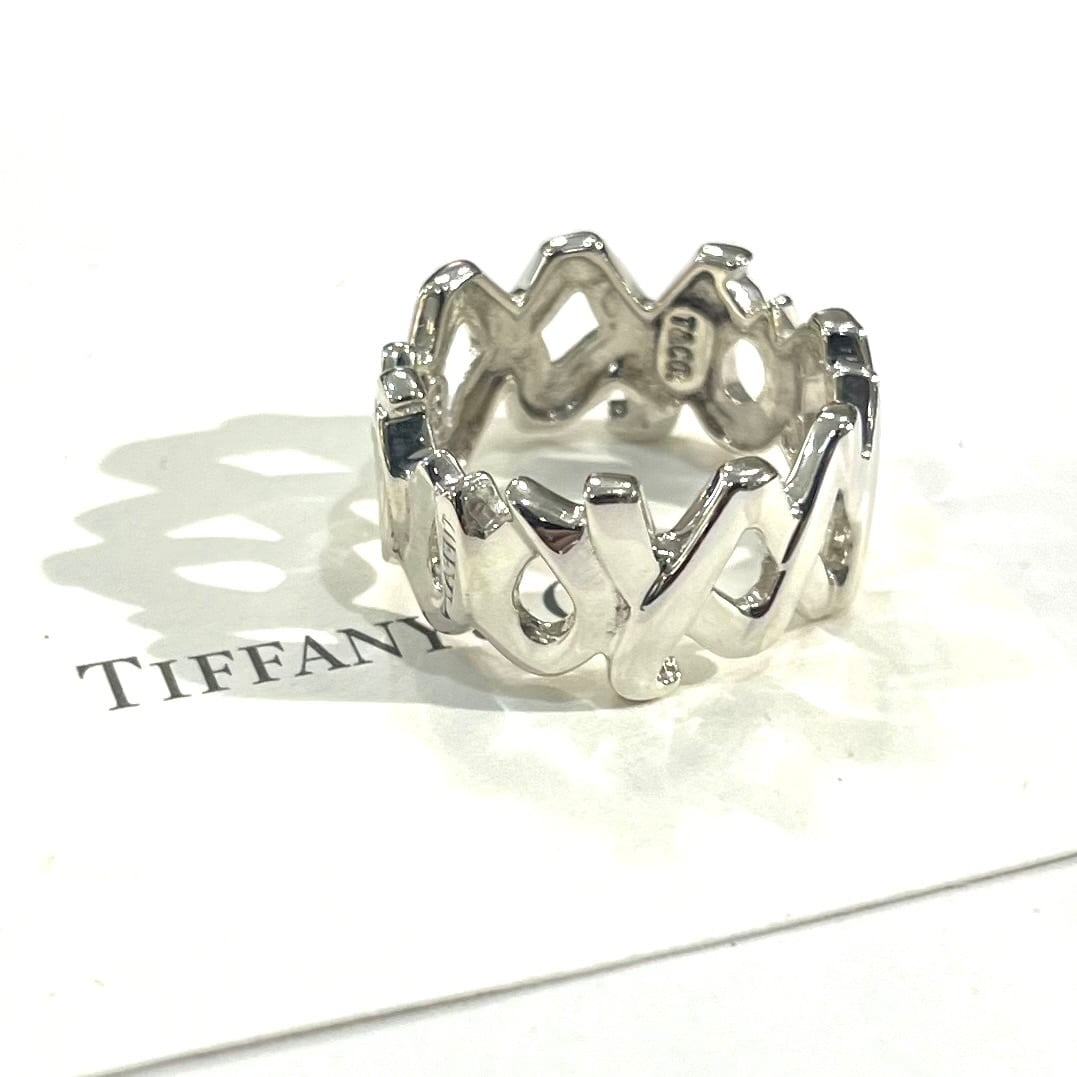 TIFFANY&CO.】【11号】2697 XOXO ラブキスリング／スターリング