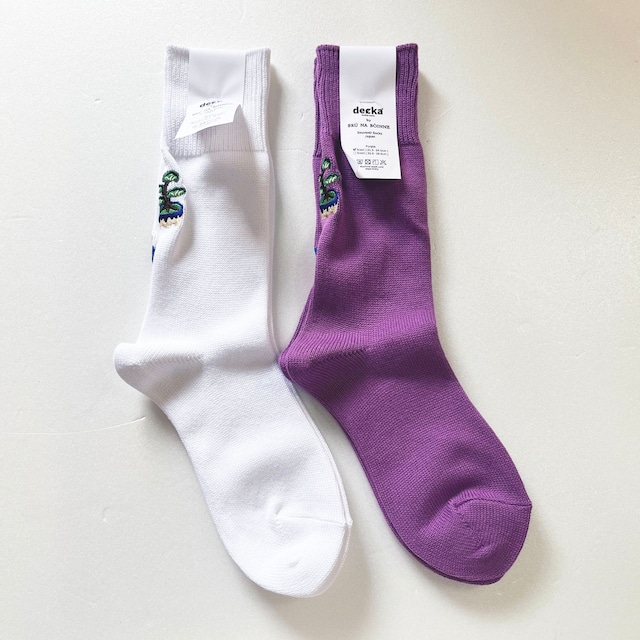 DECKA　デカ × BRU NA BOINNE ブルーナボイン　SOUVENIR SOCKS スーベニアソックス　JAPAN ジャパン