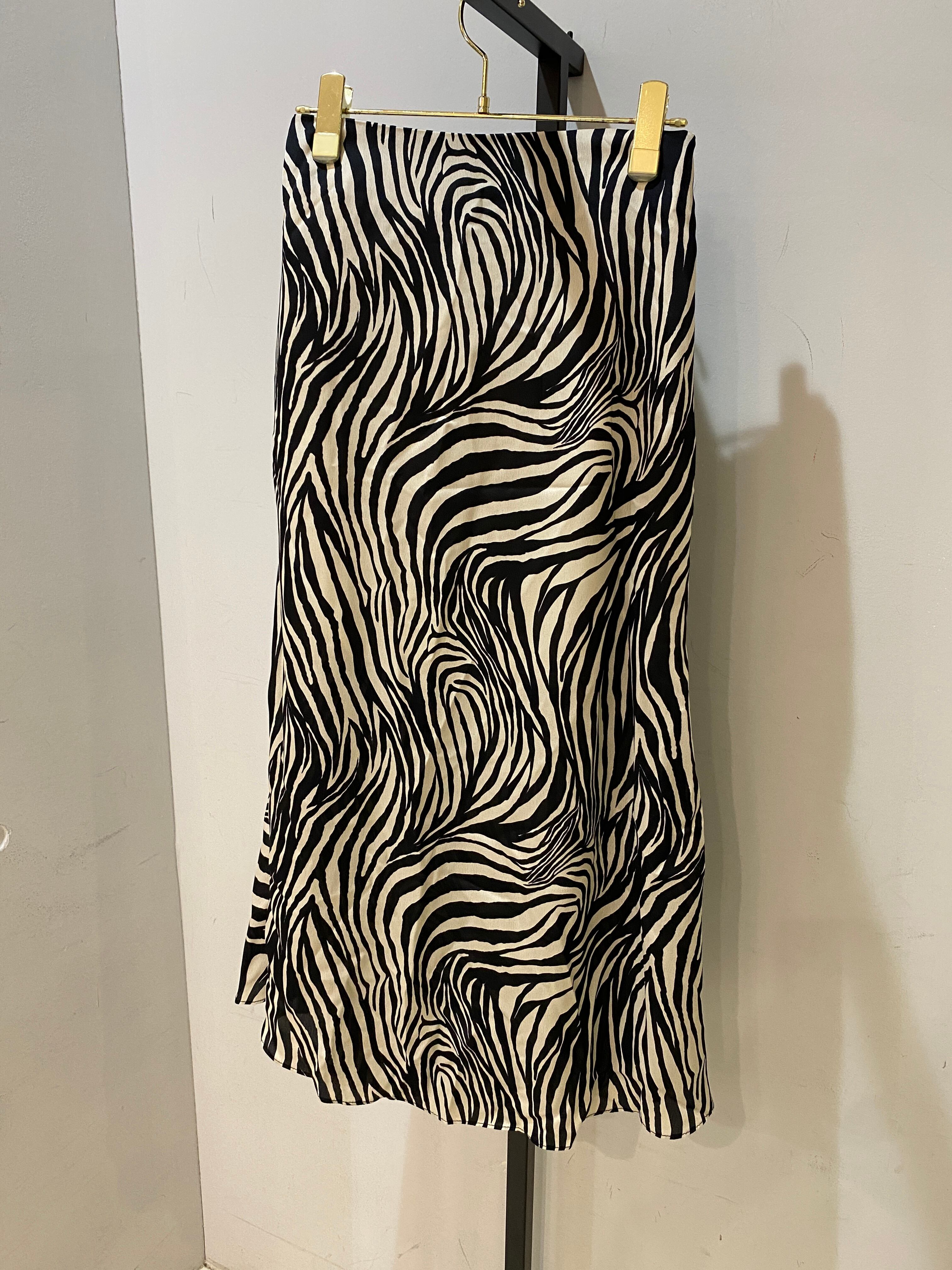zebra skirt