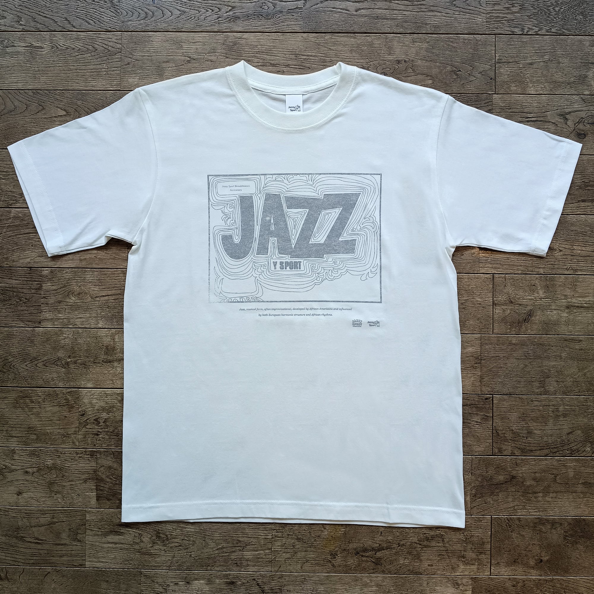 J.S. Vintage JAZZ Tシャツ（ヴィンテージ・ホワイト） | Jazzy Sport
