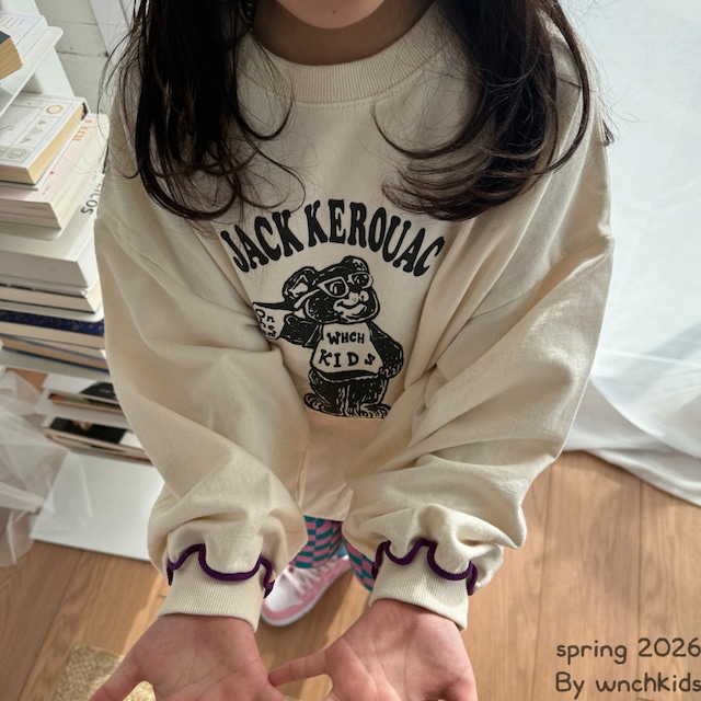 《送料無料》予約:くねくねトレーナー【wnchkid’s】