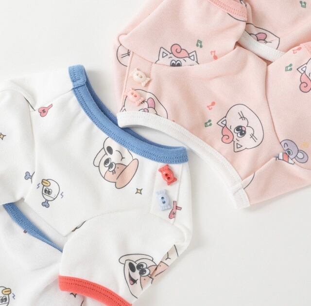 POPボタンシャツ - (PEACH)