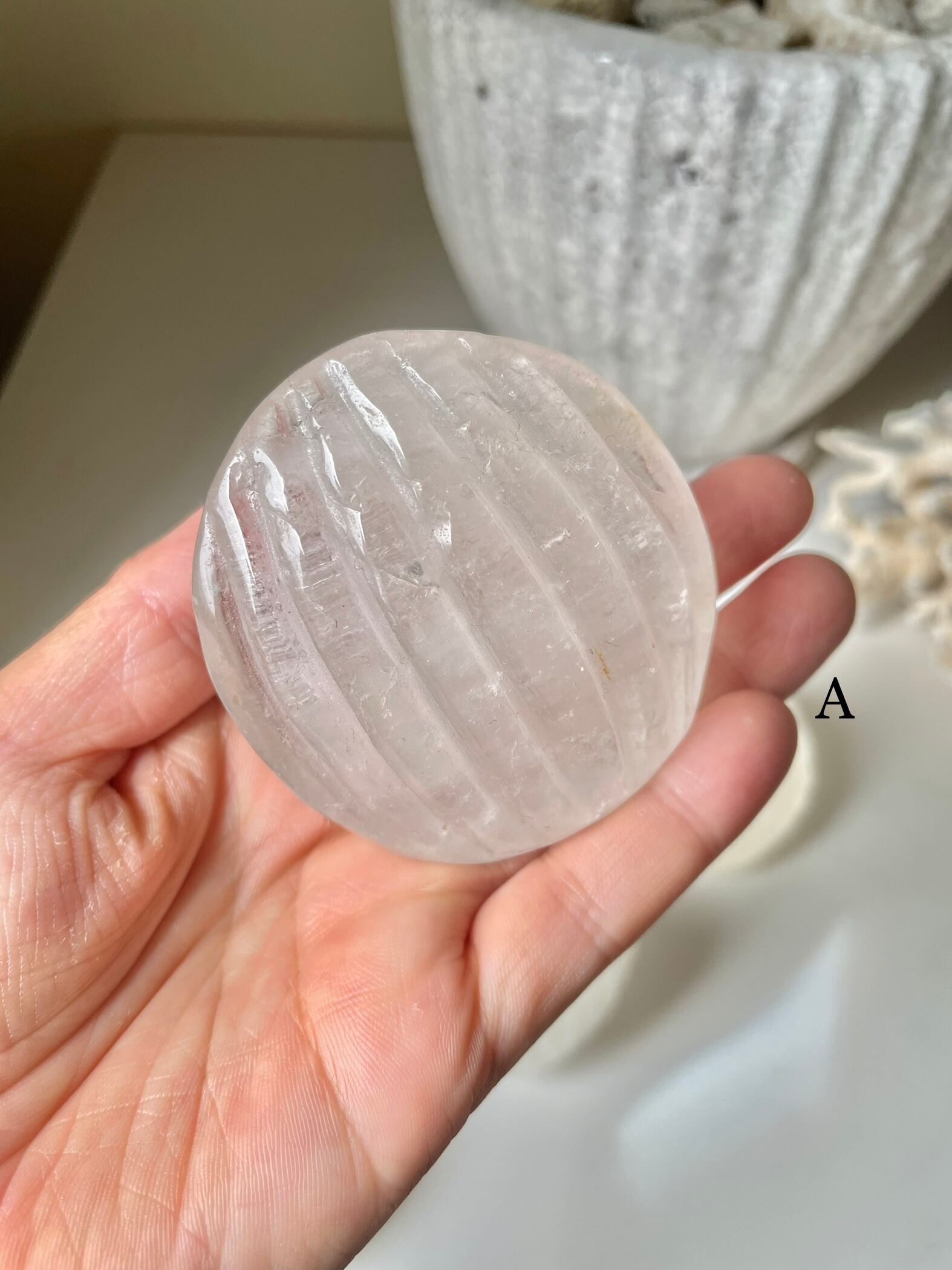 貝殻のような石 Crystal Shell / 水晶 貝 | AINA MINERALS