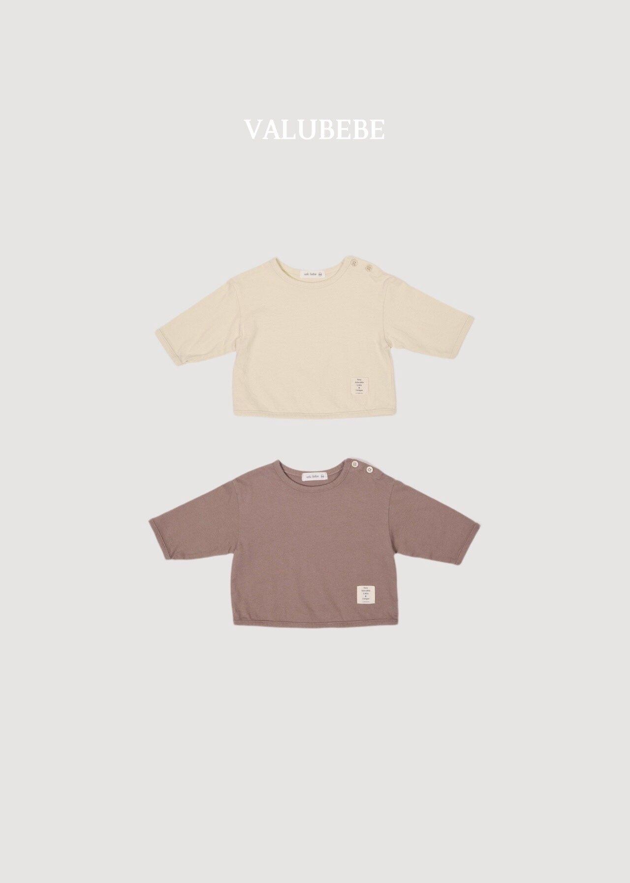 送料無料【予約】/ ベーシックTシャツ / valubebe