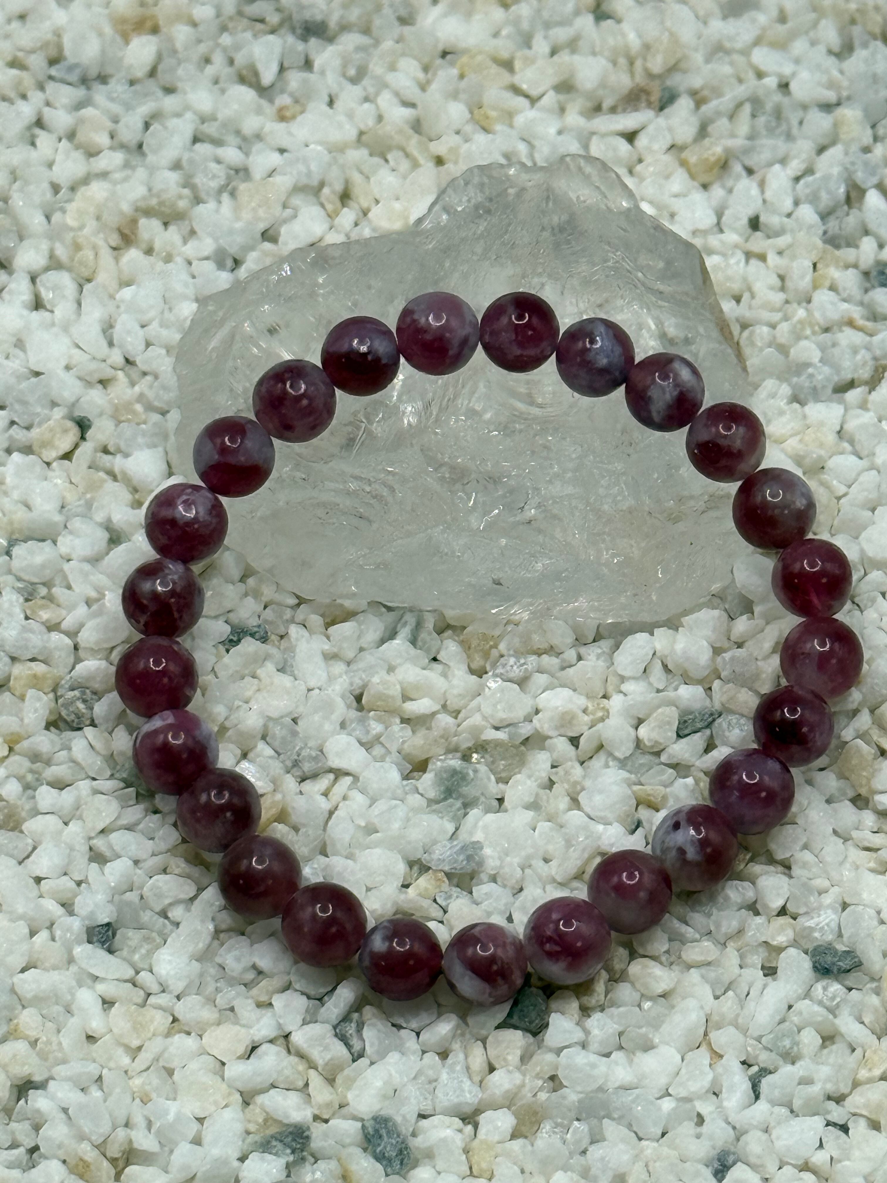 ピンクトルマリンペグマタイト 7mm 033