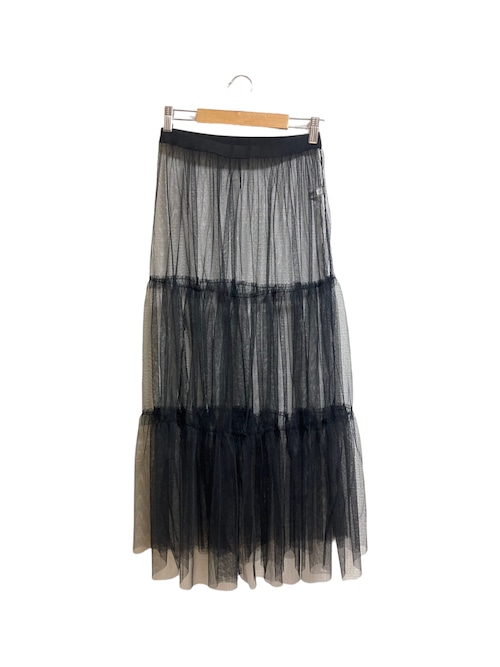 【solmu】 tulle skirt（black）