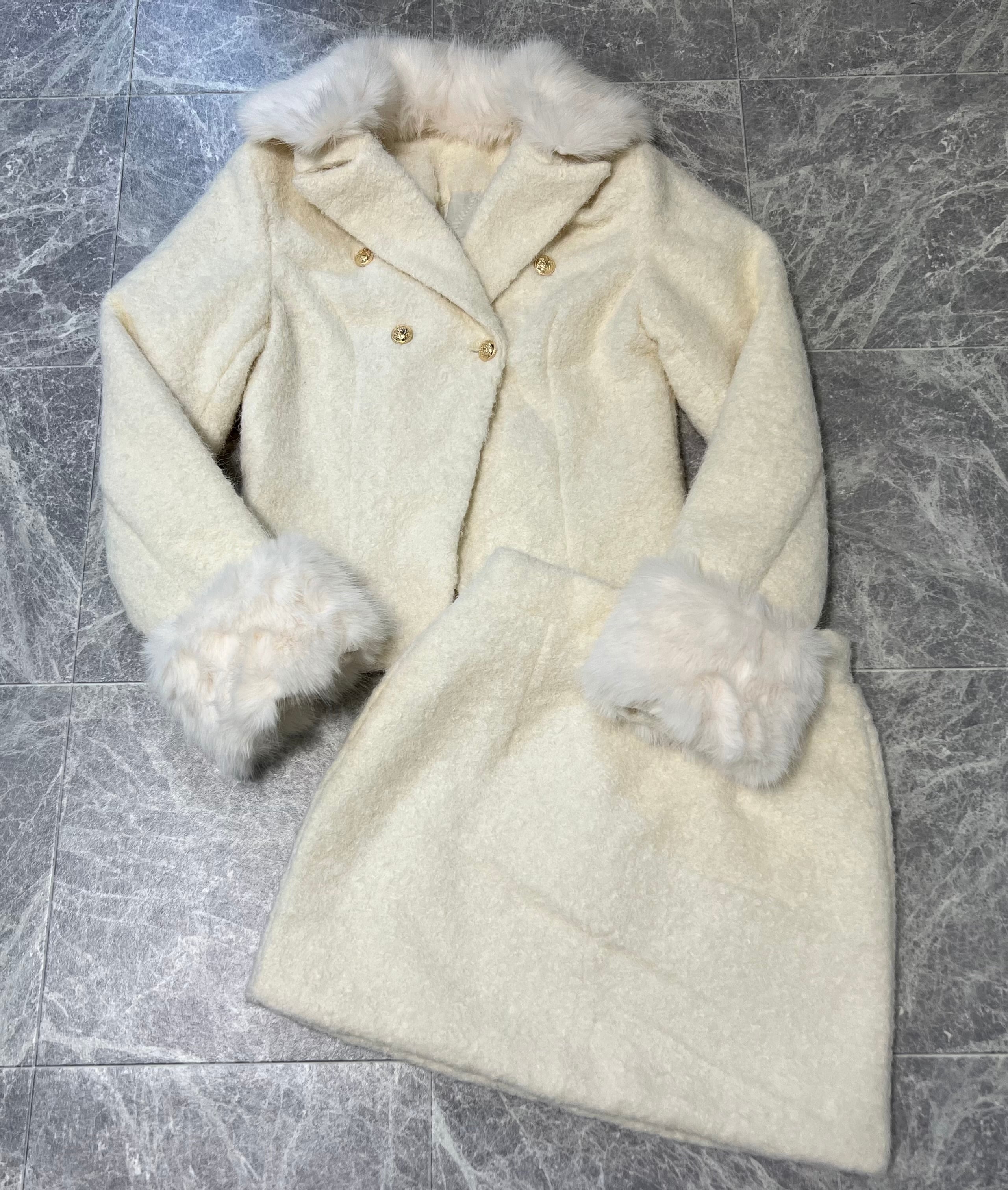 袖ファー付き/set up | rekna