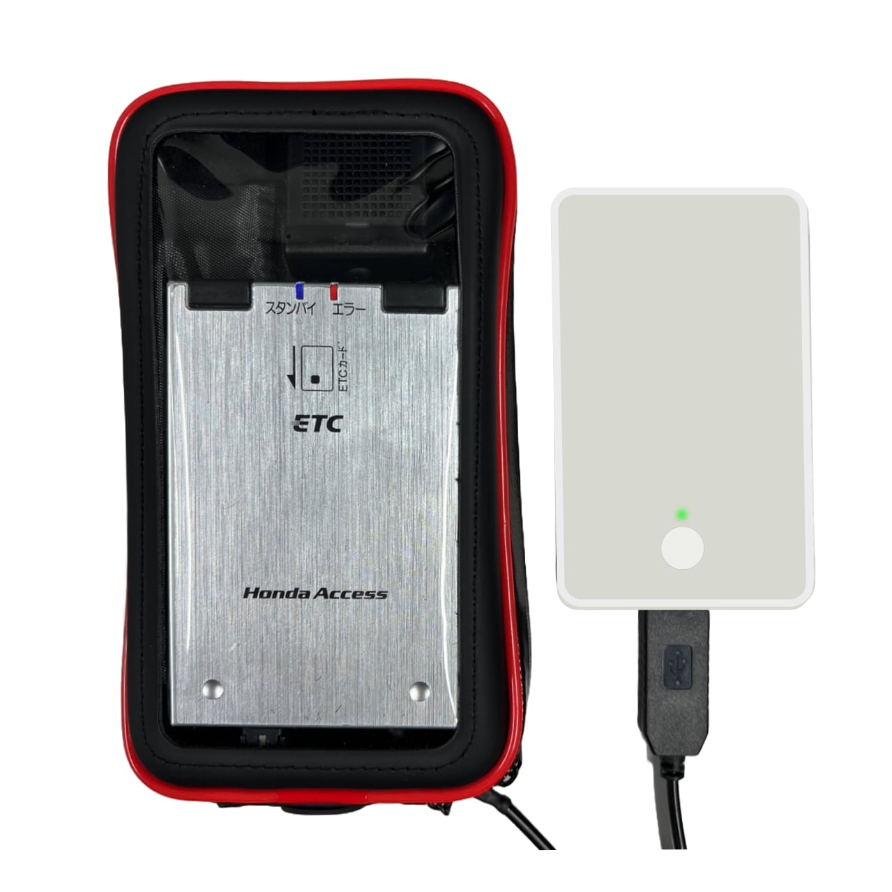 バイク用ETCとUSB充電器セット