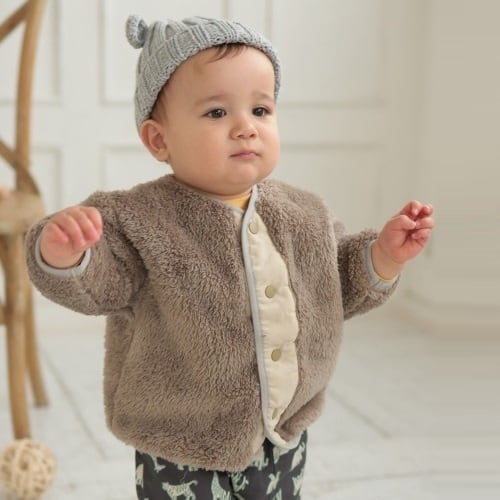 stella kids ボアアウター ステラマッカートニー キッズ ボア