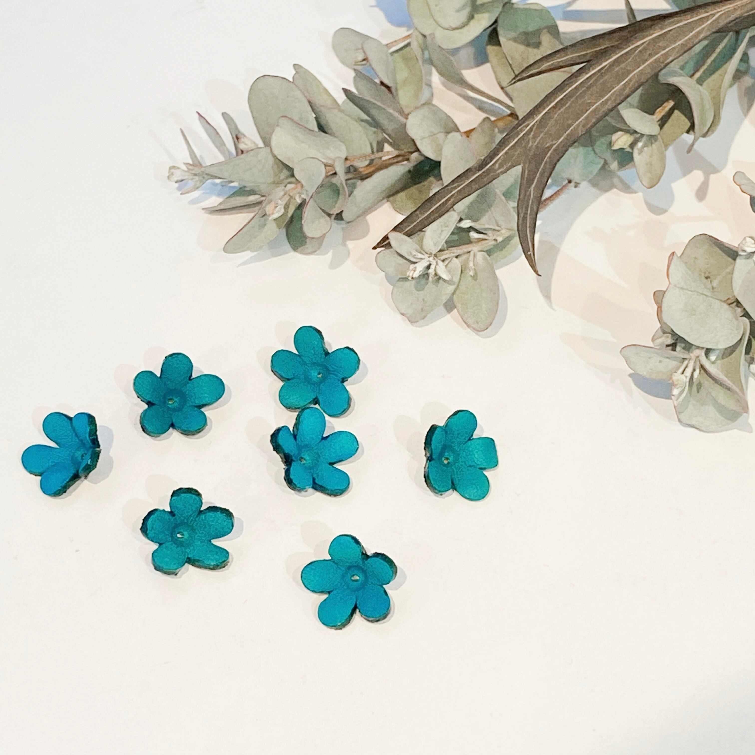 アウトレット】ジャスミン (ピン無しタイプ)7個入(ブルー