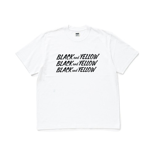 Tシャツ / RATS(ラッツ) / BLACK AND YELLOW TEE(25'RT-0604)