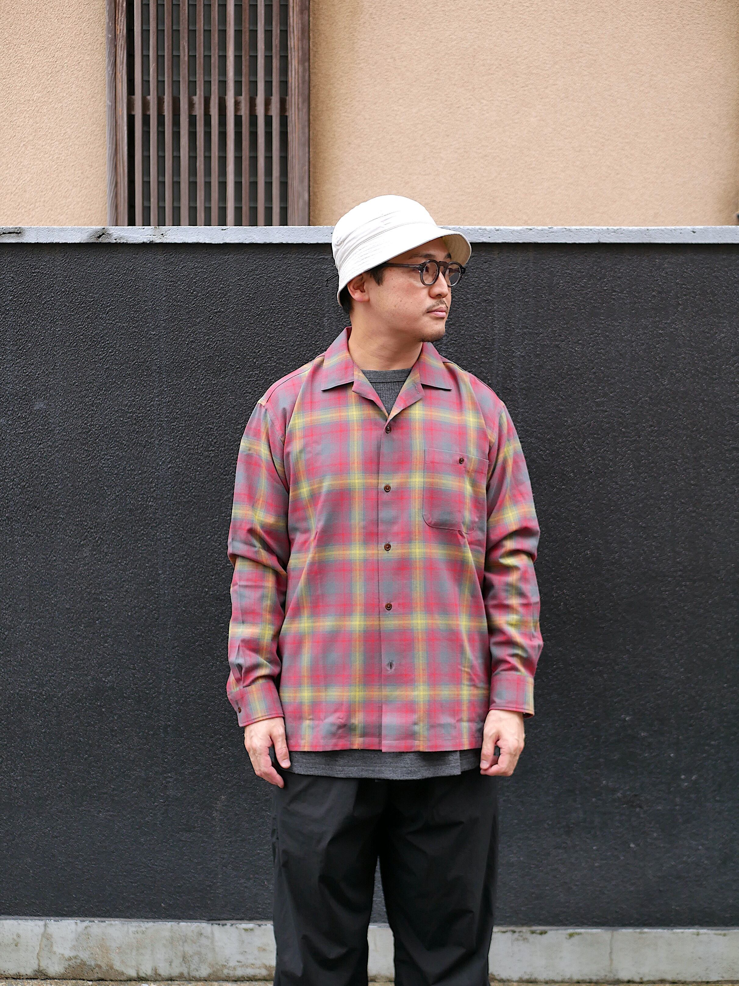 BROWN by 2-tacs / OPEN COLLAR (L/S) | st. valley house - セント