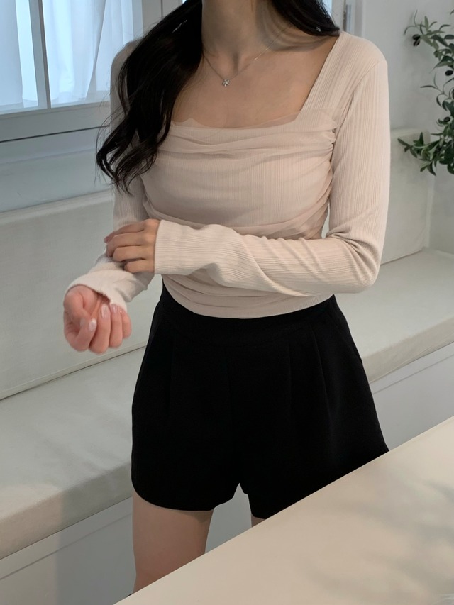 Marsha Shirring Tee