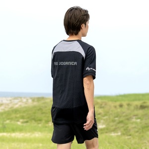 REI JOGANICA LIFE STYLE TEE（ブラック×グレー）