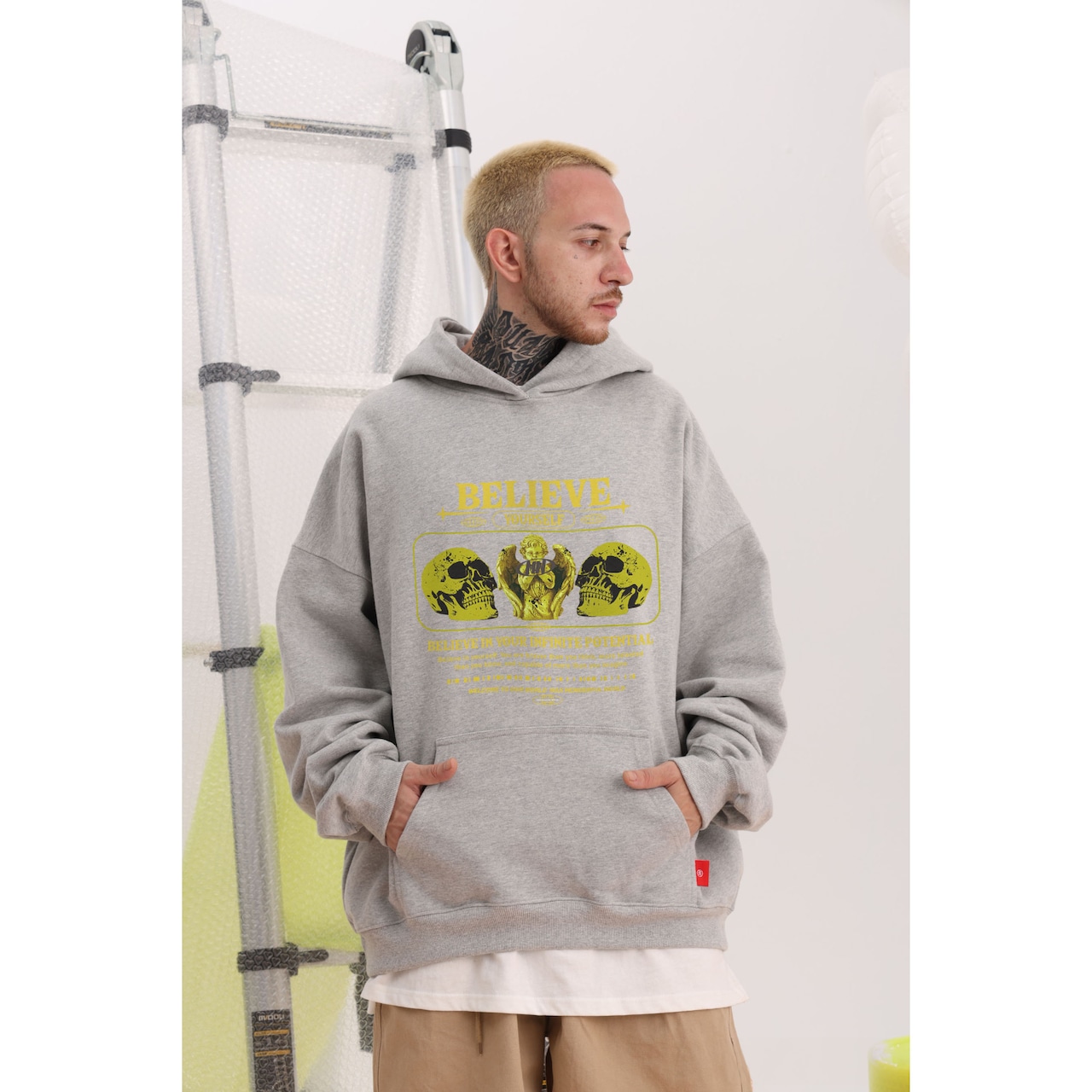 6色展開 裏起毛 死者の信仰 パーカー T563