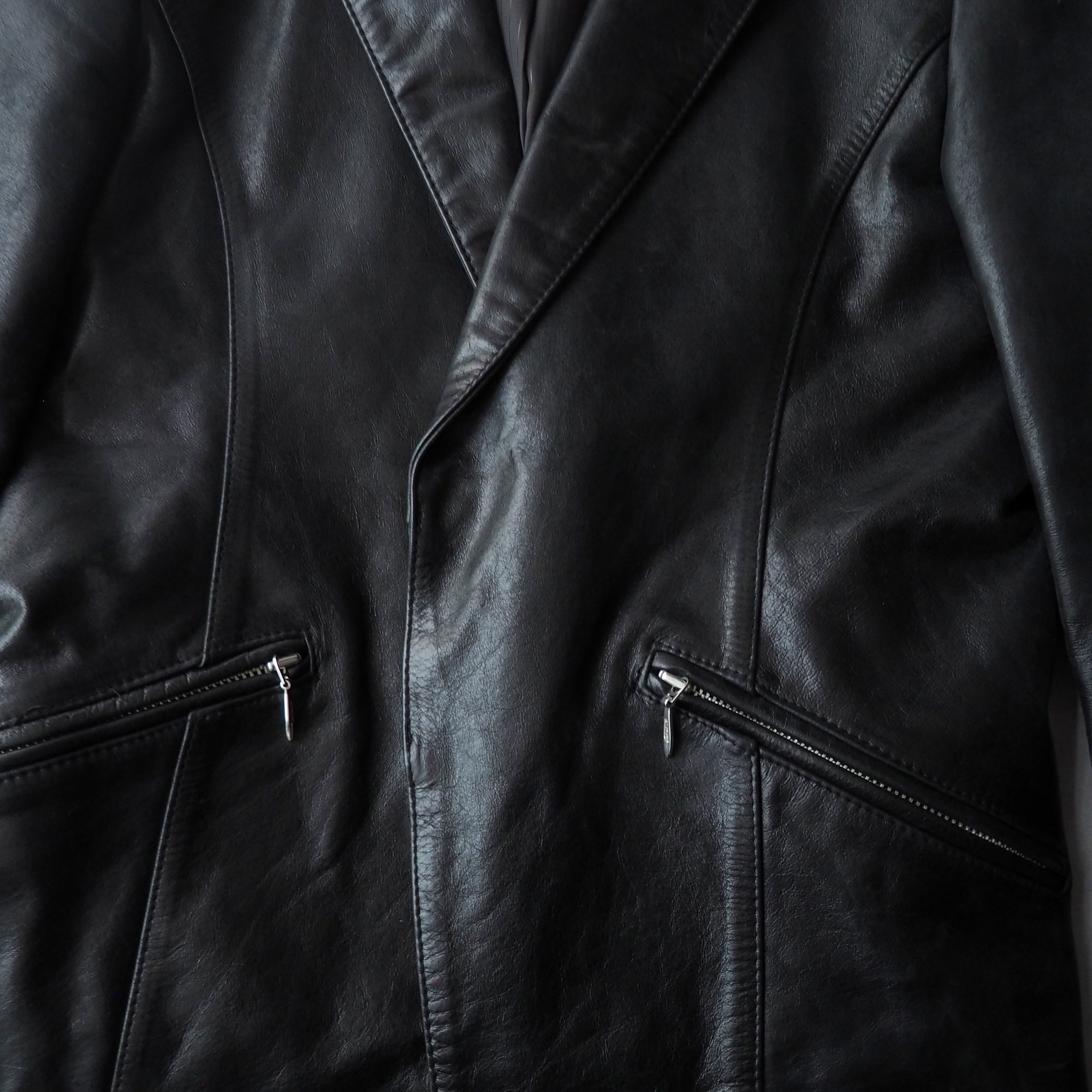 00s〜 “TORNADO MART” leather tailored jacket 00年代 トルネード ...