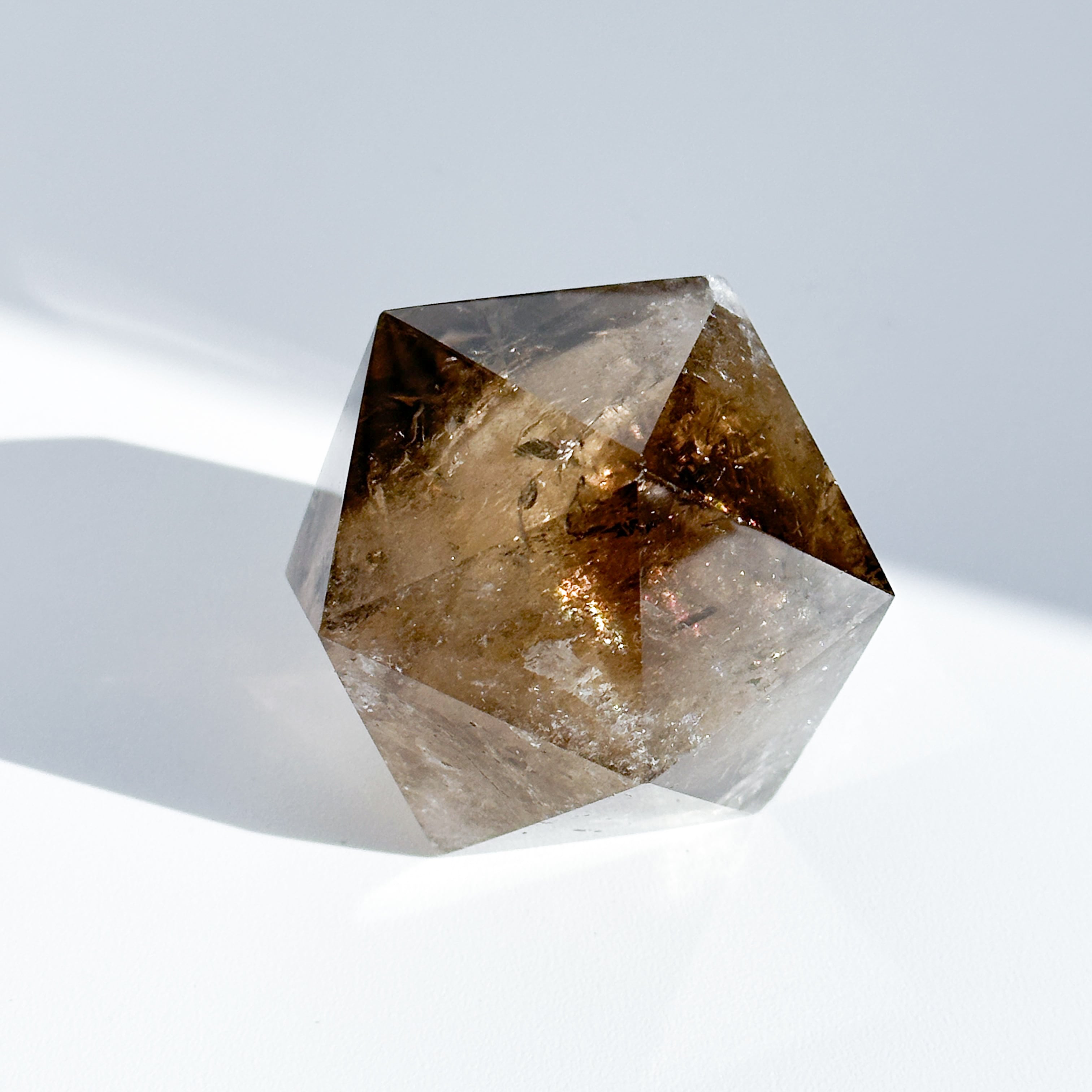 ミナスジェライス産スモーキークォーツ 正二十面体34◇ Smoky Quartz