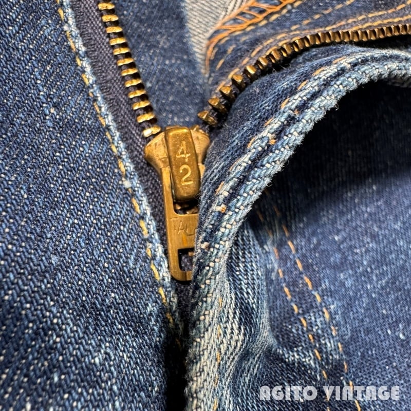 70's LEVI'S リーバイス 505 デニム Big E デカ文字 濃いめ グッド