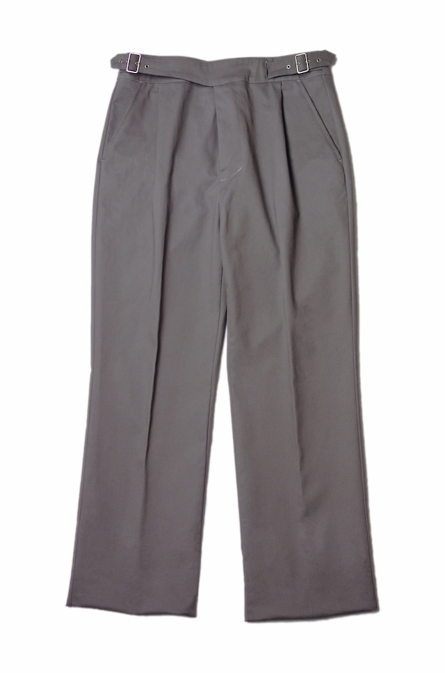 Adjustable Straight Leg Trousers / gray