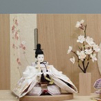 ピーカブーひな人形 ベーシックシリーズ 親王飾り 【月にしだれ桜】 ひな人形｜雛人形｜桜｜丸型照明｜和モダン thumbnail 5