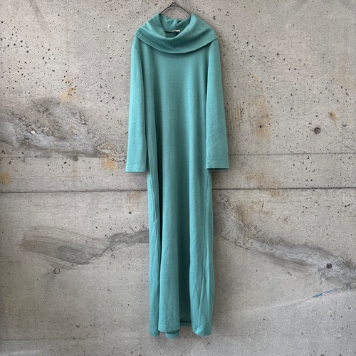 Turquoise blue long dress