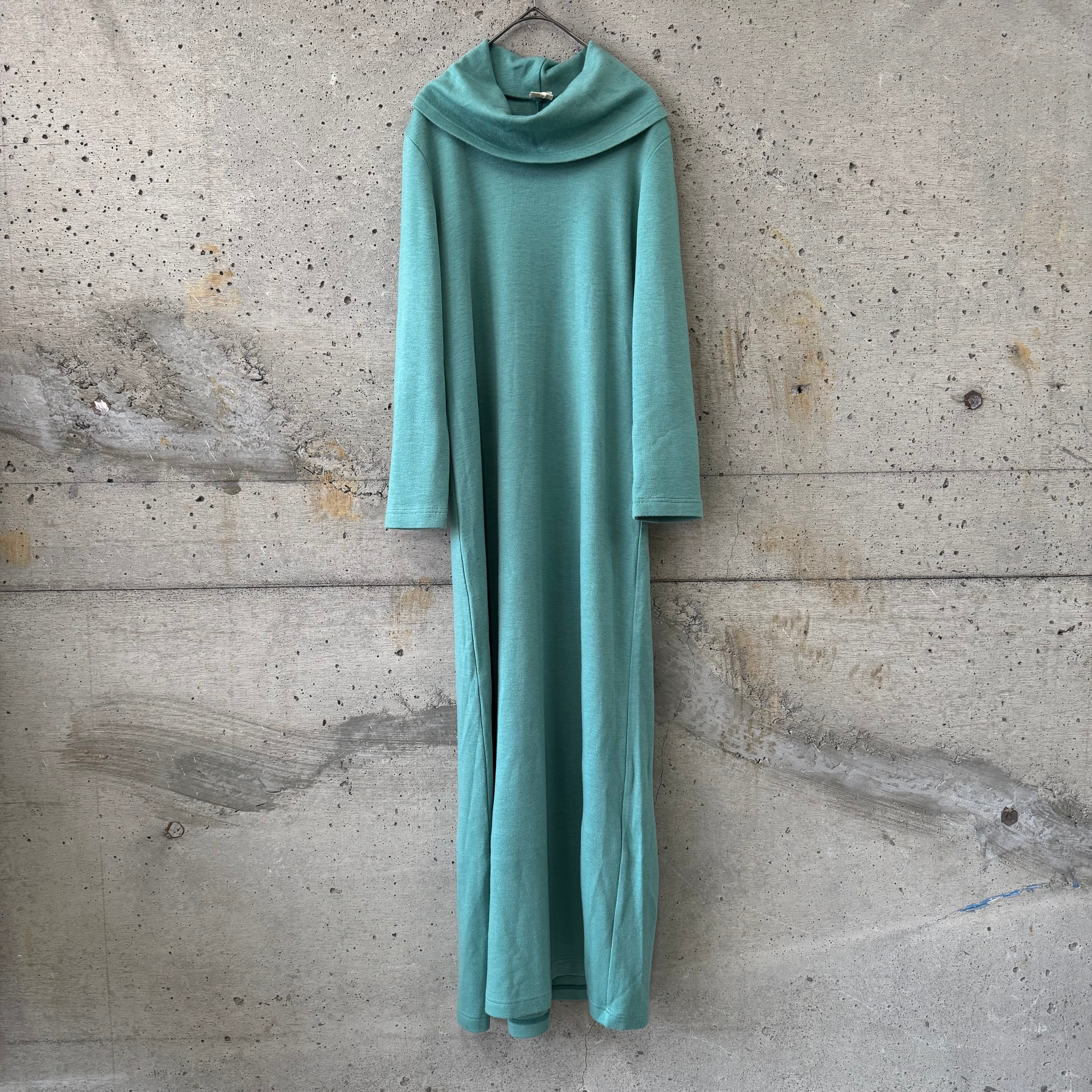 Turquoise blue long dress