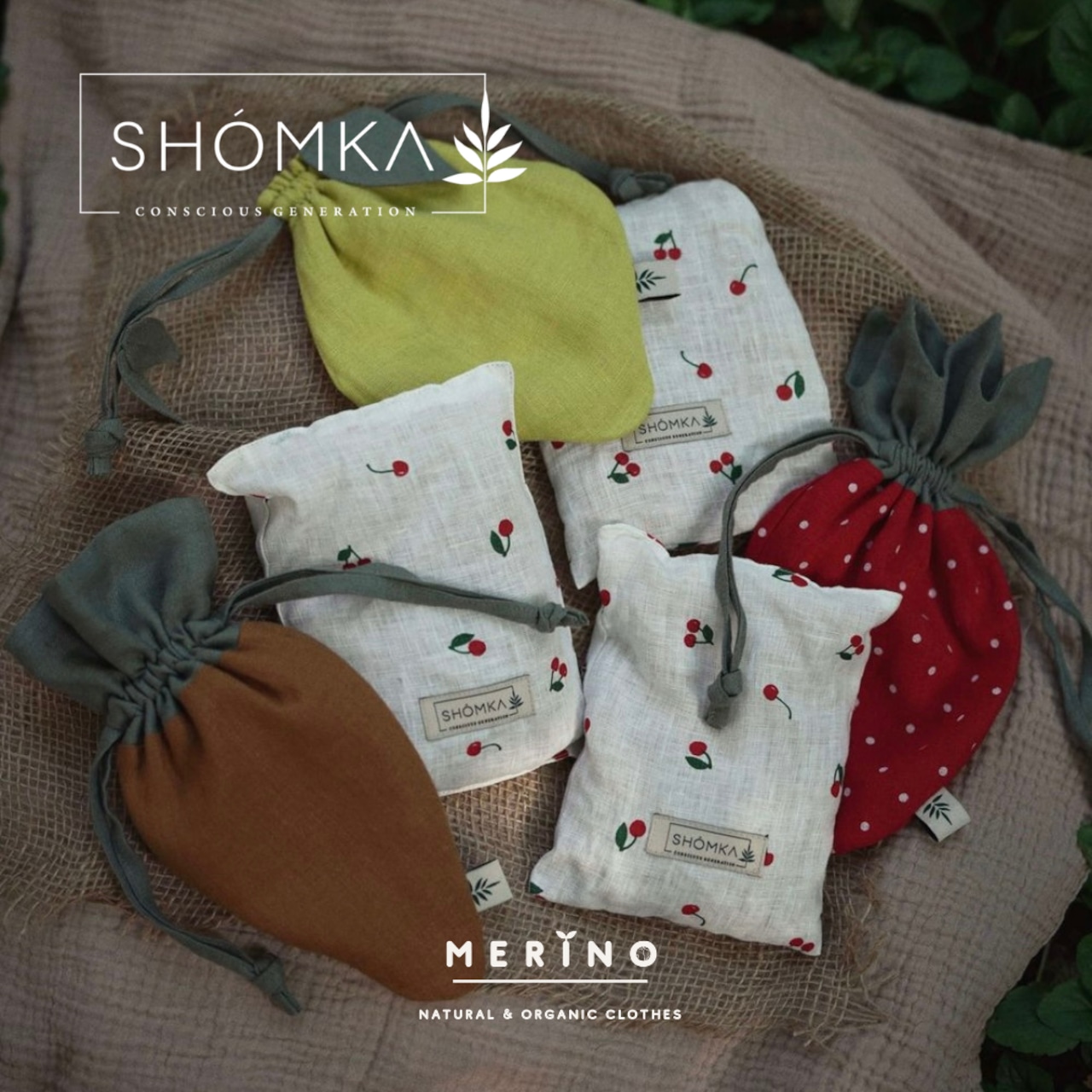 ピロー【7月下旬お届け】SHÓMKA / CHERRY PIT PILLOWS