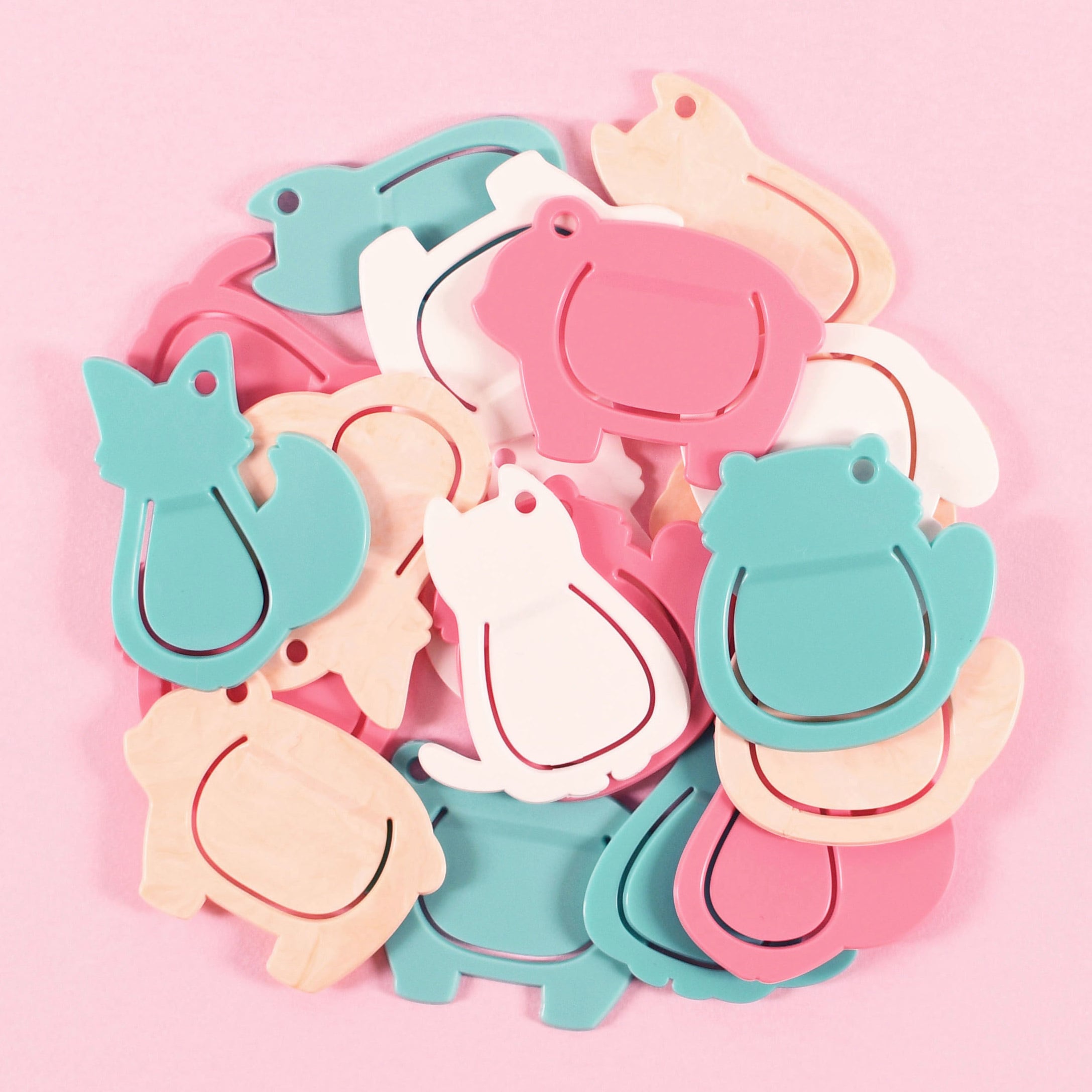 ミニアニマルクリップver.2(コットンキャンディ)