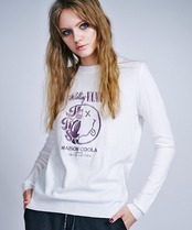 COOLAバンドロゴエンブロイダリーTOPS (IVORY)　CQ-47098