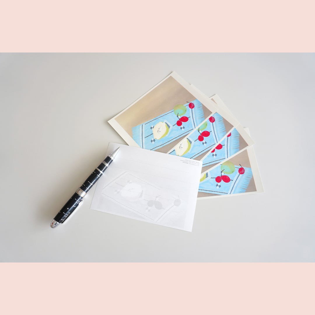 ミニレターセット｜小林古径《菓子》