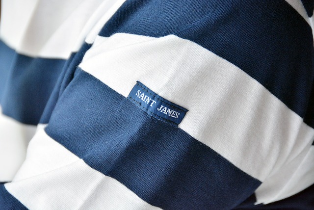 SAINT JAMES(セントジェームス)薄手ワイドボーダーシャツ半袖(15JCPIRI.GRD/1R)全4色