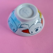 村田菜穂美作　子供用めし碗　「クレパス みんなおともだち」［2104130000102］