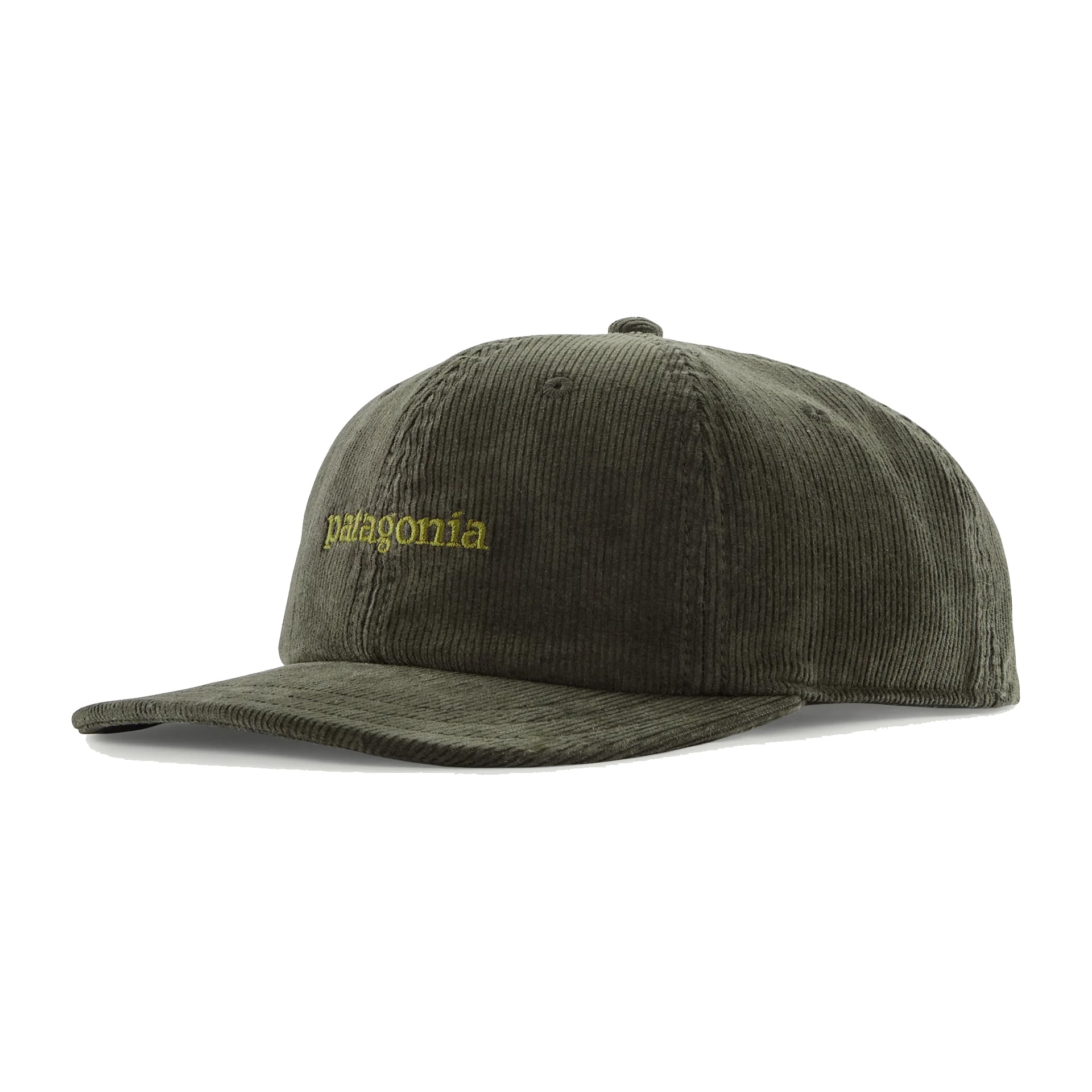 Patagonia パタゴニア Corduroy Cap コーデュロイ・キャップ Text Logo: Old Growth Green 33535