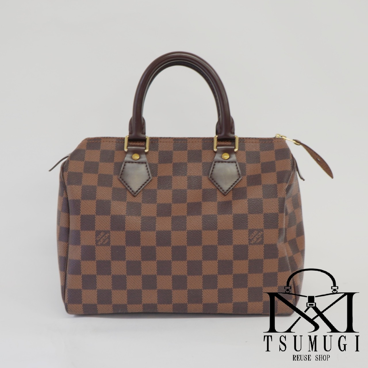 LOUIS VUITTON ルイヴィトン ダミエ スピーディ 25 ハンドバッグ N41365 ブラウン