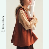 【2color】背中にリボンの風をまとうペプラムニット 《P0308》