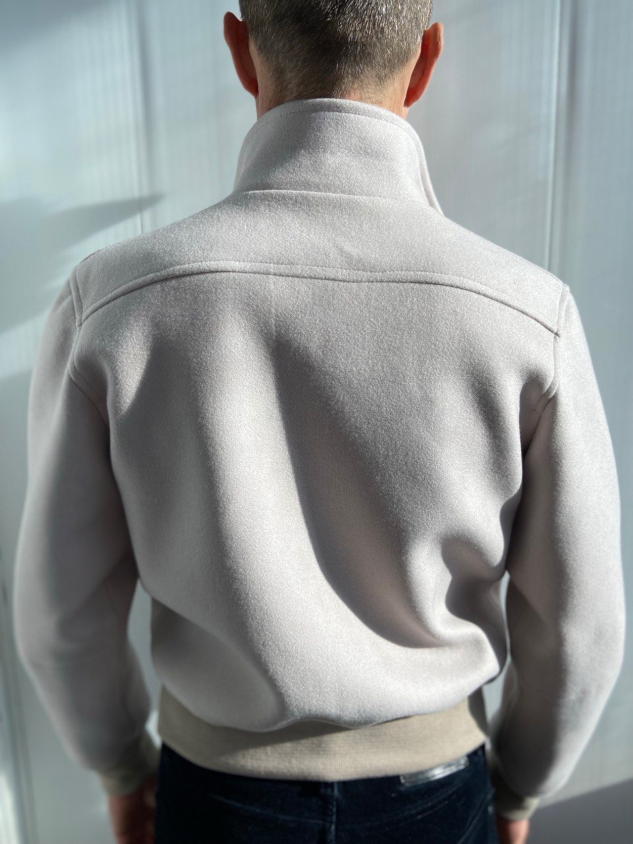 ウクライナ産カシミヤ手刺繍ジャケットコート ユニセックス - 5