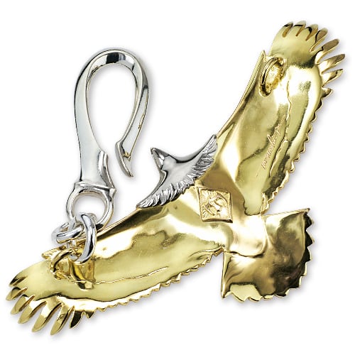 鷲見太郎 Key Chain キーチェーン】イーグルペンダント/プラチナヘッド