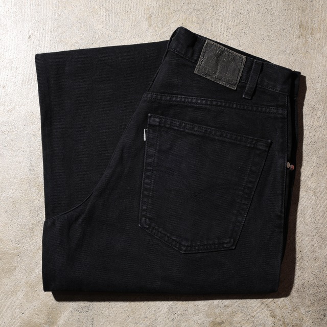 美品 33×32 USA 98年 Baggy Silvertab Levi’s ブラックデニムパンツ リーバイス シルバータブ