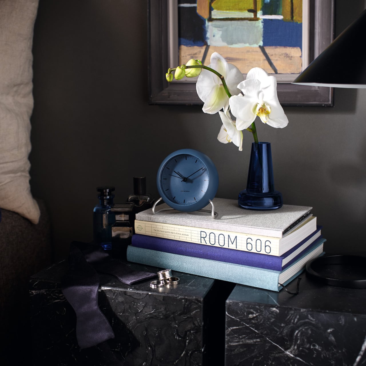 Table Clock / CITY HALL / Matte Blue / Φ110mm / アラーム