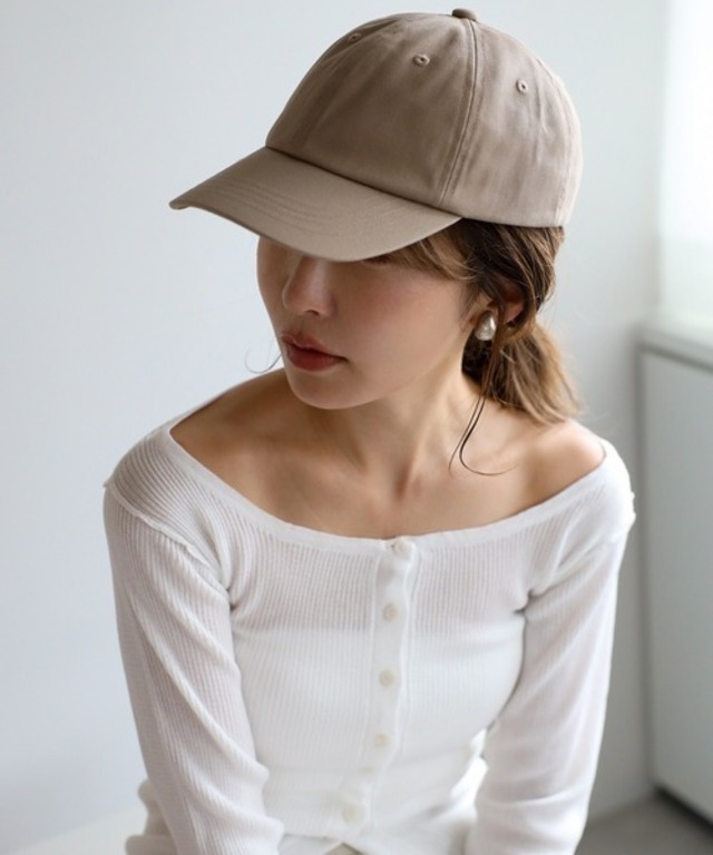 バック刺繍ロゴキャップ