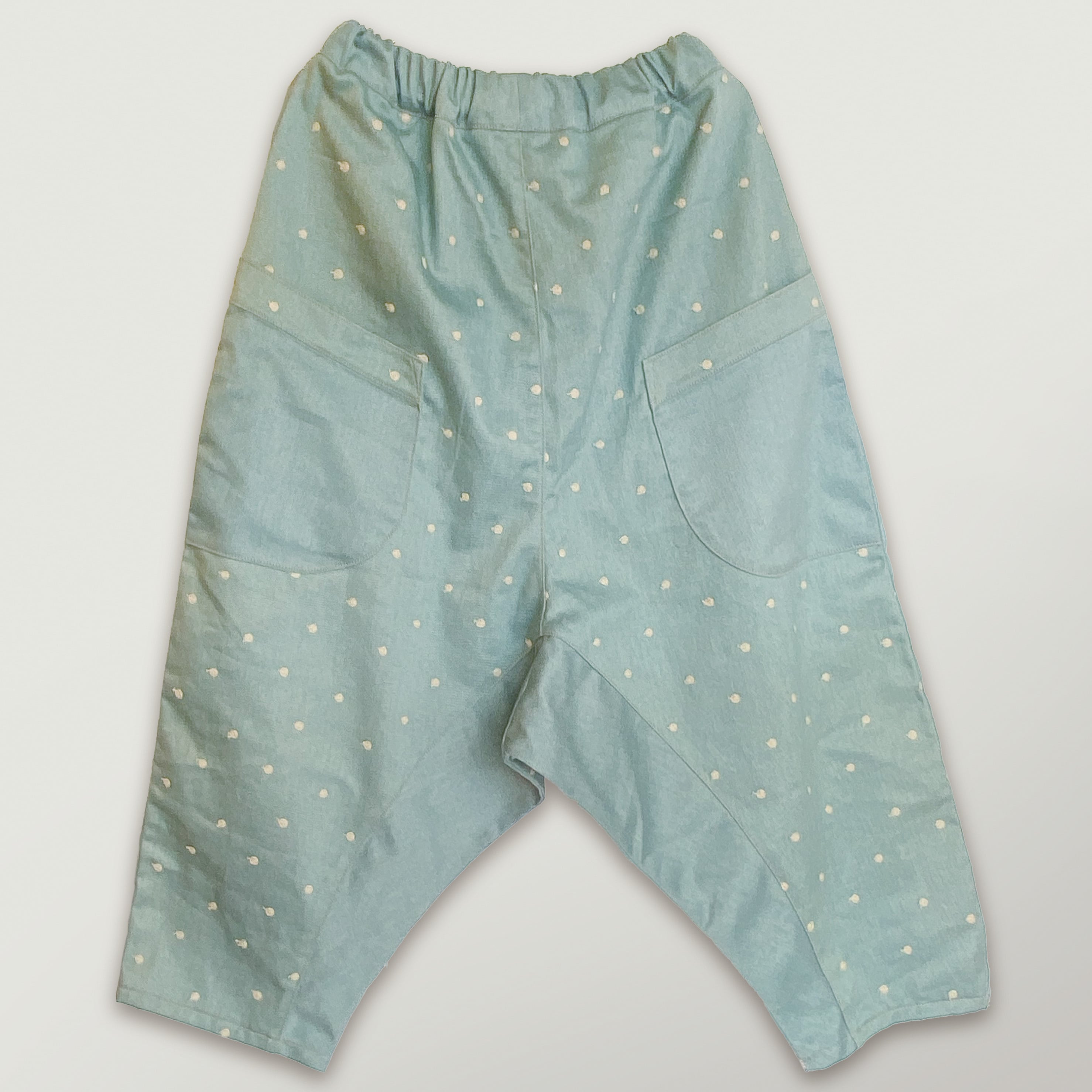 オールドデニムのサルエルパンツ