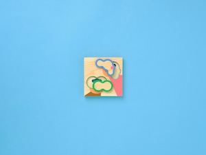 uusi トリミングブローチ Two People ふたり