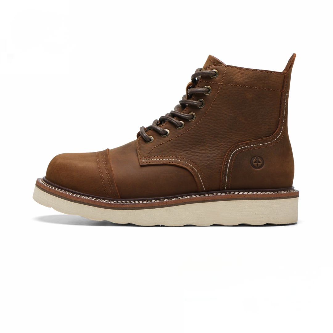 Top-Grain Cowhide Platform Boots(GV605)