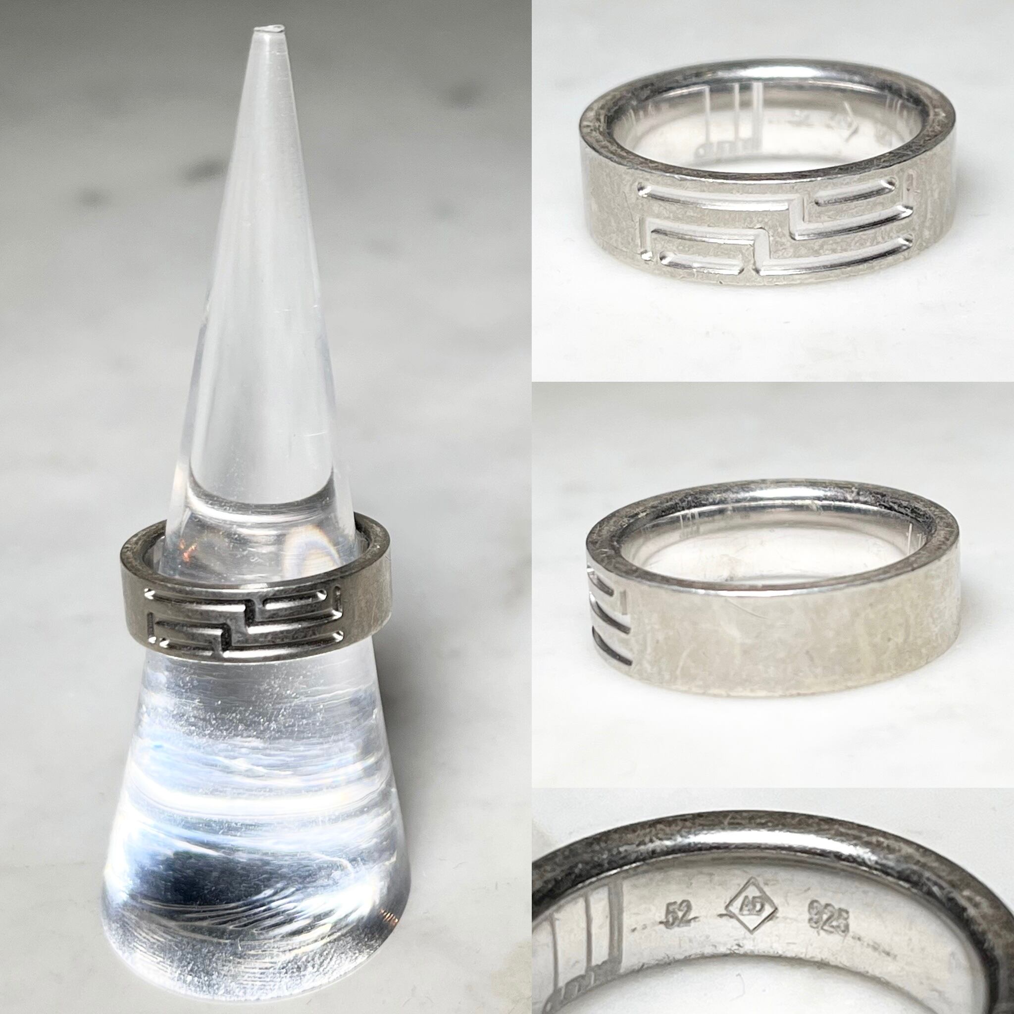 DUNHILL silver band ring | NOIR ONLINE