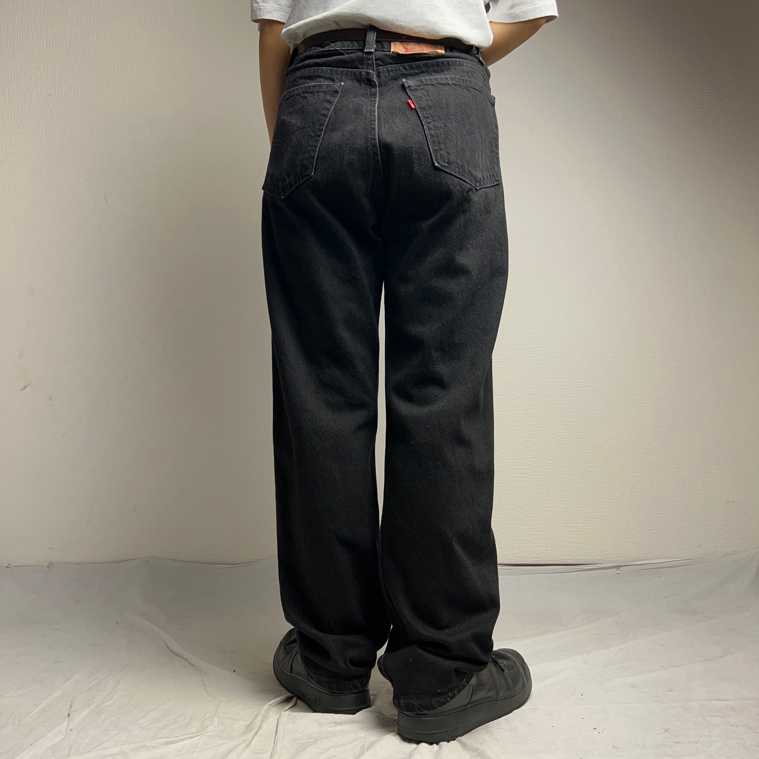 90's Levi's 505 Black Denim Pants W36 L30 USA製 90年代